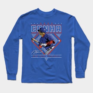 Mark Canha New York M Diamond Name Long Sleeve T-Shirt